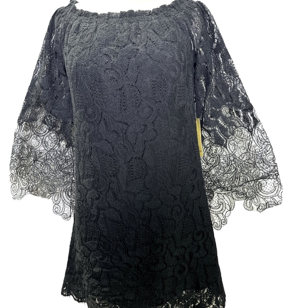 Kobe Halperin Black Mini Dress, NWT